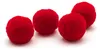 Vintageparts Pompons Polyester in Ziegelrot 30 mm, 10 Stück Produktbild-Vorschau 3