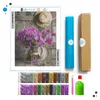 ARTULIO Diamond Painting Set – Vase mit lilafarbenen Blumen Produktbild-Vorschau 2