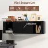 COSTWAY Mobile TV sospeso, tavolo TV con 4 scomparti e 2 Anteprima dell’immagine prodotto 4