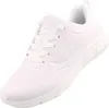 A white Skechers sneaker is shown against a white background. Voir les images du produit