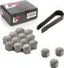 15x Radschrauben Abdeckkappen Radschraubenkappe 17mm grau Produktbild-Vorschau 1