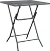 vidaXL Záhradný stôl 60x60x72 cm z expandovaného kovu Náhľad obrázku produktu 1
