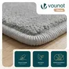VOUNOT® Weicher Kurzflor Teppich Wohnzimmer mit Produktbild-Vorschau 4