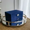 Schmuckkästchen (Velours) - marineblau 1St Produktbild-Vorschau 2