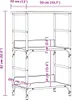 vidaXL Regał dębowy Artisan 50x33x82 cm materiał Podgląd zdjęcia produktu 8