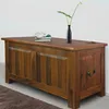 Coffre en bois massif 85x44x48 cm Malle de rangement Grand Voir les images du produit 2
