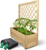 2er Set Pflanzkästen mit Rankgitter - Kiefer - 98 x 34 x Produktbild-Vorschau 8