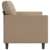vidaXL Canapé 3 places cappuccino brun 180 cm similicuir Voir les images du produit 5