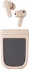 A pair of pink wireless earbuds and their charging case are displayed against a white background. Anteprima dell’immagine prodotto