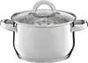 Kuketo | Edelstahl Kochtopf 22 cm Mit Glasdeckel 4,8 L - Produktbild-Vorschau 1