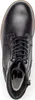 A top-down view of a black leather boot. Produktbild-Vorschau