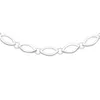 7,7mm Collier Halskette 925 Silber teilmattiert & Produktbild-Vorschau 2