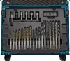 A set of drill bits and screwdriver bits in a teal case. Náhľad obrázku produktu