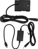 A product shot of a camera battery coupler and its accessories on a white background. Náhled obrázku produktu