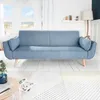riess-ambiente Design Schlafsofa DIVANI 220cm hellblau Produktbild-Vorschau 1