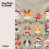 Suéter navideño uni con motivos de gatos, ideal para el Vista previa de la imagen del producto 4