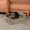 UNUS Hundebett Hundekorb Schlafplatz Hund grau 66 cm mit Produktbild-Vorschau 4