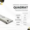 10x Quadrat Edelstahlschiene Fliesenprofil Fliesenschiene Produktbild-Vorschau 3