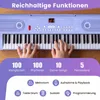 Piano numérique COSTWAY à 61 touches, avec support, Voir les images du produit 4