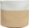 Cloris Designermöbel Aufbewahrungskorb Beige und Weiß Produktbild-Vorschau 2
