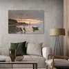Italienischer Leinwand Leinwandbild - Hauling a Boat Produktbild-Vorschau 4
