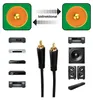 Hama 00122266, RCA, Männlich, RCA, Männlich, 1,5 m, Schwarz Produktbild-Vorschau 4