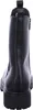 A back view of a black Chelsea boot with a thick sole. Produktbild-Vorschau