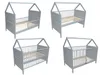 Babybett Kinderbett Juniorbett Beistellbett Bett Haus Produktbild-Vorschau 1