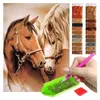 ARTULIO Diamond Painting Set Zwei Pferde Porträt - 30x40 cm Produktbild-Vorschau 1