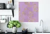 MuchoWow® Poster Marmor - Lila - Gold 50x50 cm - Produktbild-Vorschau 3