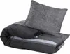 vidaXL Bettwäsche-Set Dunkelgrau 225x220 cm Baumwolle Produktbild-Vorschau 3
