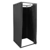 Cabine d'essayage portable noire avec rideau occultant pour Voir les images du produit 1