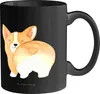 Mr. & Mrs. Panda Pott Corgi Po - Schwarz - Geschenk, Produktbild-Vorschau 1