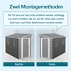 Metalen schuurtjes, 4x10 voet, inclusief vloerplaat, plat Productafbeelding-voorbeeld 8