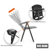 BigDean 2 x Gartenstühle 120 kg belastbar Balkonstühle Produktbild-Vorschau 4