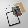 Gerahmtes Poster - Schwarzer Rahmen - Rot Fahrrad Allee - Produktbild-Vorschau 4