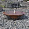 CLGarden Gartenbrunnen Wasserschale Cortenstahl Komplett Produktbild-Vorschau 3