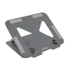 A gray laptop stand is shown against a white background. Podgląd zdjęcia produktu