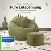 Green Bean® 2er Set Indoor Sitzsack "Home Linen" + Hocker Produktbild-Vorschau 5