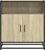 vidaXL Príborník Sonoma dub 68x35x76 cm materiál na báze Náhľad obrázku produktu 4