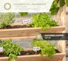 Westmann Lärchenholz Kräuterregal mit Rankgitter Viktoria L Produktbild-Vorschau 3