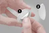 Dveřní zarážka Ø 40 mm bílá 2 ks Náhled obrázku produktu 5
