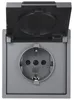 Schutzkontakt-Steckdose McPower Shallow 250V/16A UP IP44 Produktbild-Vorschau 1