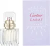 A bottle of Cartier Carat Eau de Parfum and its packaging are displayed side-by-side against a white background. Anteprima dell’immagine prodotto