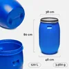Garronda 2x Plastikfass Lebensmittelfass Sauerkrautfass Produktbild-Vorschau 3