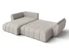 AX LIVING Ecksofa mit Schlaffunktion Verciani L Sofa Beige Produktbild-Vorschau 8
