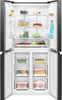 An open refrigerator with food items inside. Produktbild-Vorschau