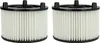vhbw 2 Faltenfilter kompatibel mit Bosch AdvancedVac 20, Produktbild-Vorschau 1