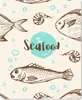 MuchoWow® Mauspad Mousepad Lebensmittel - Muster - Fisch Produktbild-Vorschau 1