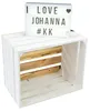 3er set Obstkiste "Johanna"  weiß mit geflammten Boden ohne Produktbild-Vorschau 6